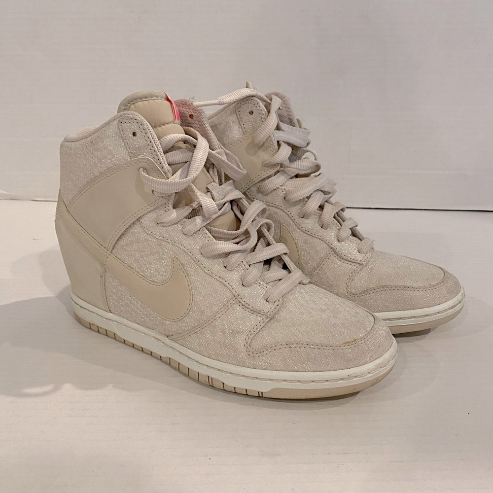 Nike Dunk Sky Hi Hidden Wedge Heel Women's Size 8.5 Sneakers Orewood